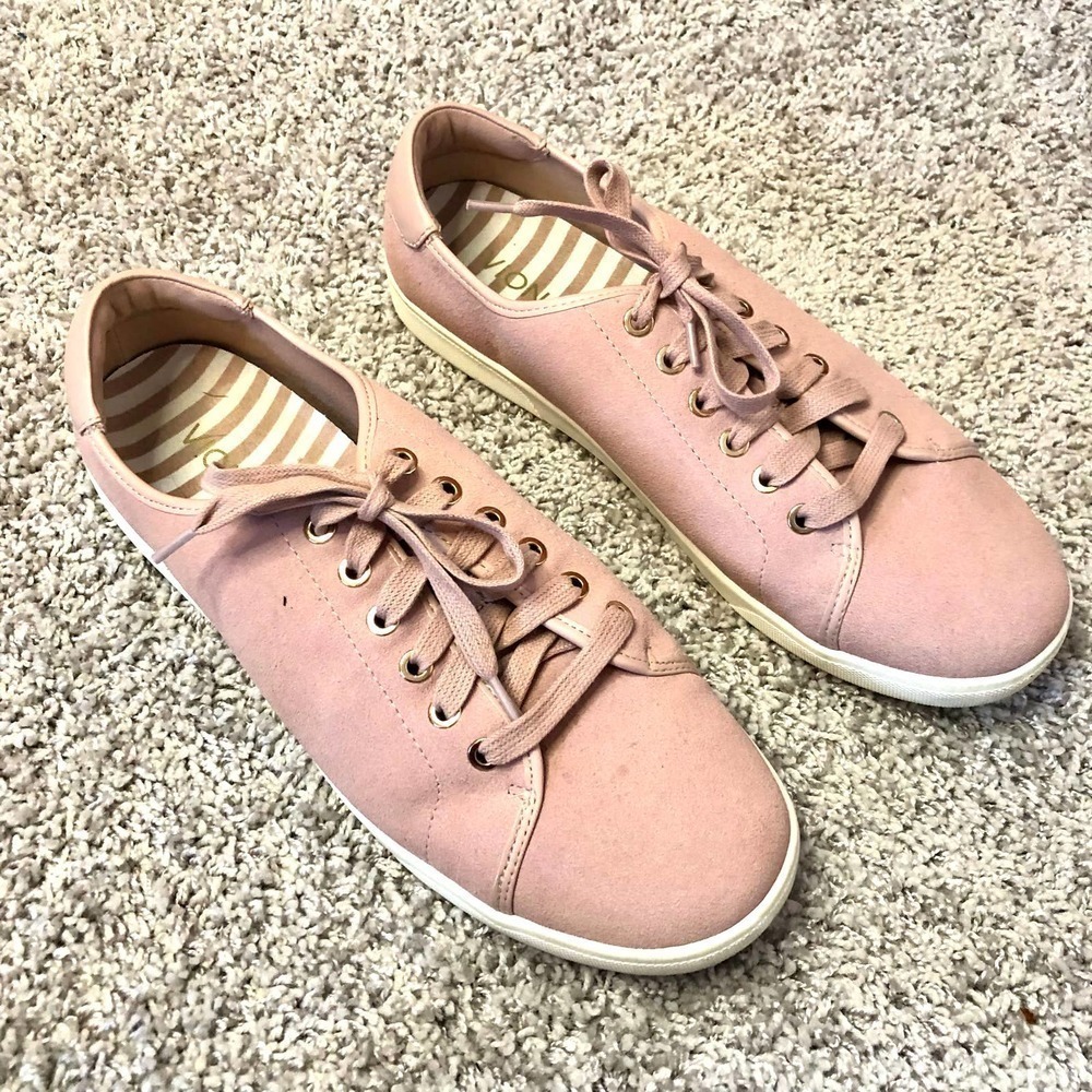 Vionic Womens Brinley Pink Suede Sneakers 11​​​​​​​